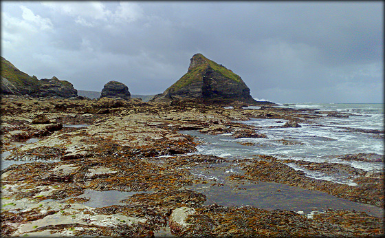 Crane Islands from Basset Cove, Cornwall