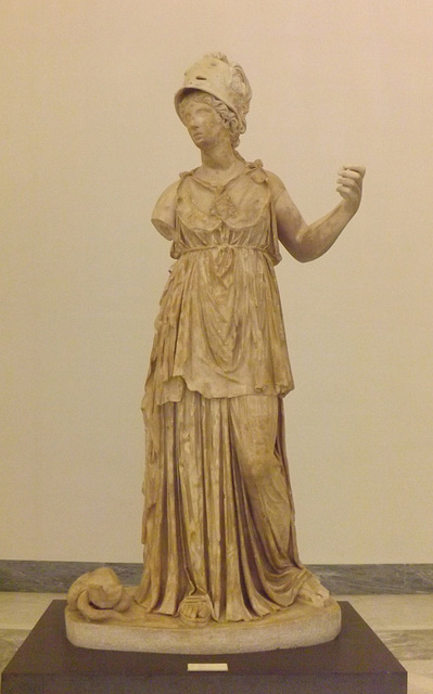 Minerva in the Naples Archaeological Museum, July 2012