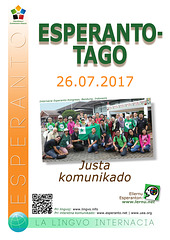 Afiŝo por Esperanto-Tago 2017