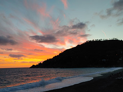 Sunset in Liguria