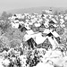 Schneetreiben über Freudenberg