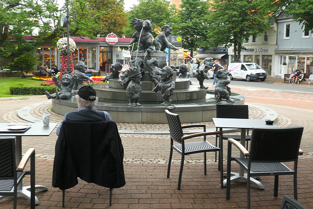 Kaffeepause am Jungbrunnen in Bad Harzburg