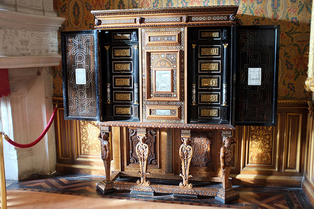 Cabinet italien de la chambre de Francois Ier - Château de Chenonceau