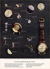 Bulova Watch Ad, 1966