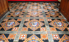 Floor Tiles, Leigh Church, Staffordshire