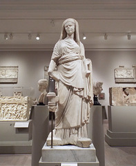 Priestess Burning Incense in the Boston Museum of Fine Arts, January 2018