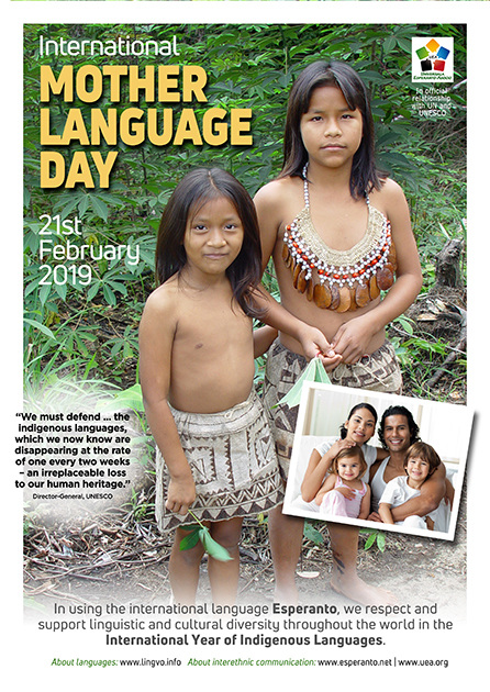 International Mother Language Day, 21 February 2019 - 2019 International Year of Indigenous Languages