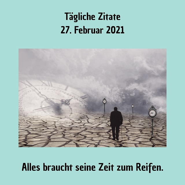 Tägliche Zitate 27. Februar 2021