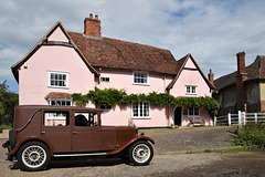 Pink Walls in Kersey village