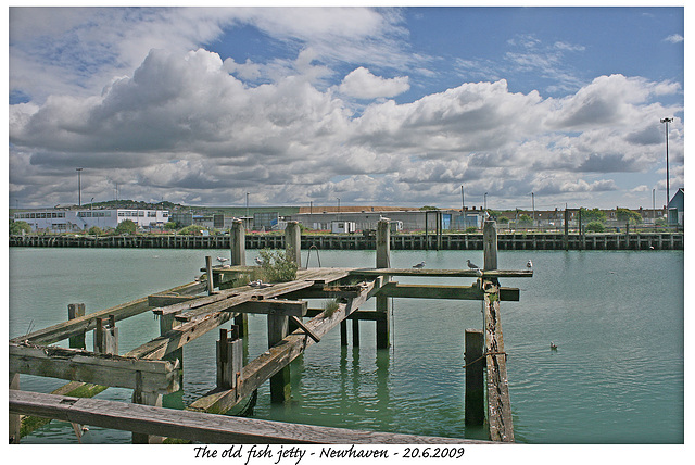 The old fish jetty Newhaven 20 6 2009