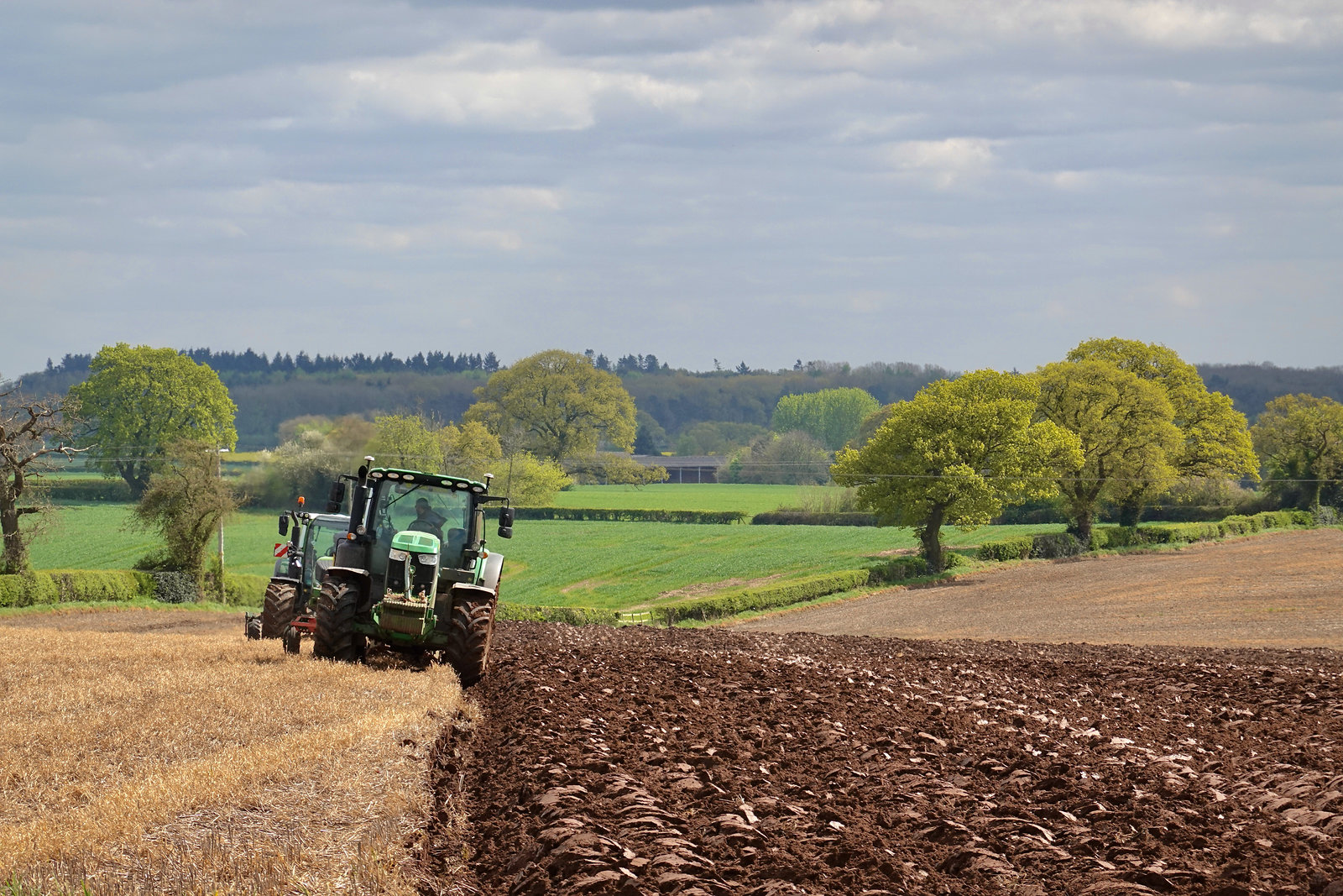 Spring ploughing