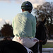 Jockey sur hippodrome de Chantilly