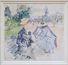 Woman Seated on a Bench on the Avenue du Bois by Berthe Morisot in the Metropolitan Museum of Art, July 2018