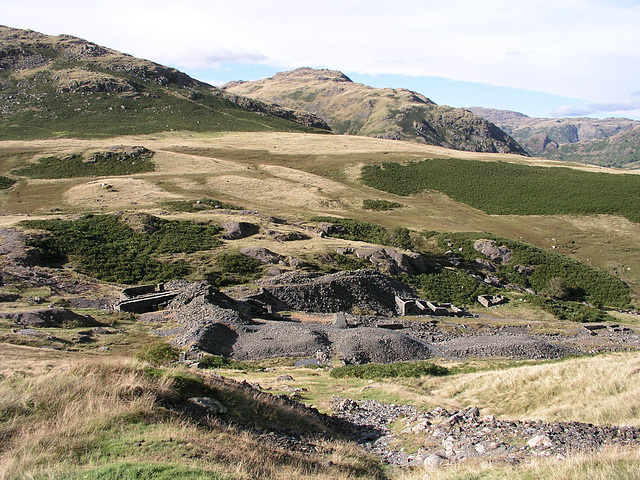 Greenburn copper mine and works, Lake District, Cumbria