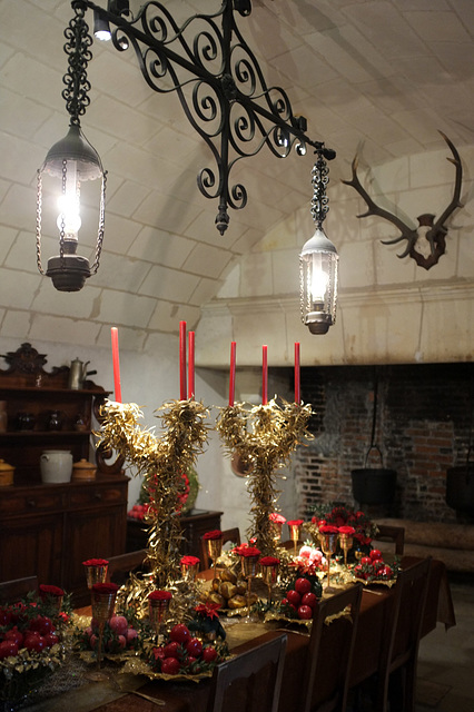 Salle à manger du Château de Chenonceau