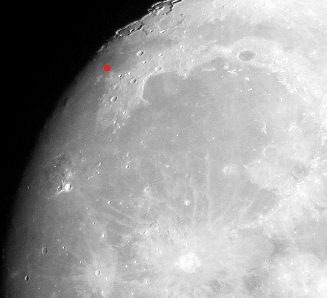 Landing site of Chang'e 5 (december 1 2020)