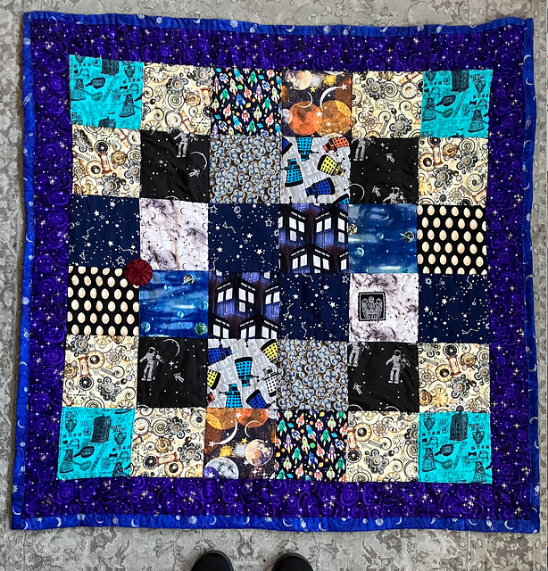 Pandemic quilting: The Fabric of Time and Space