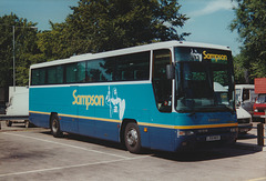 County Bus and Coach (Sampson) L501 MOO at Bury St Edmunds - 17 Aug 96 (324-21)