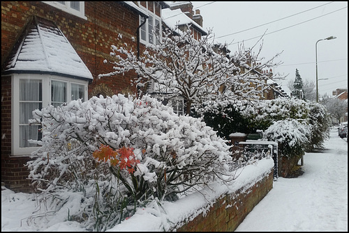 snow in Kingston Road