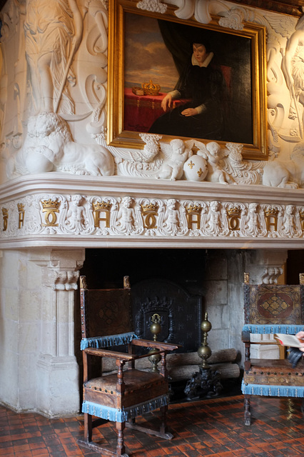 Chambre de Diane de Poitiers du Château de Chenonceau