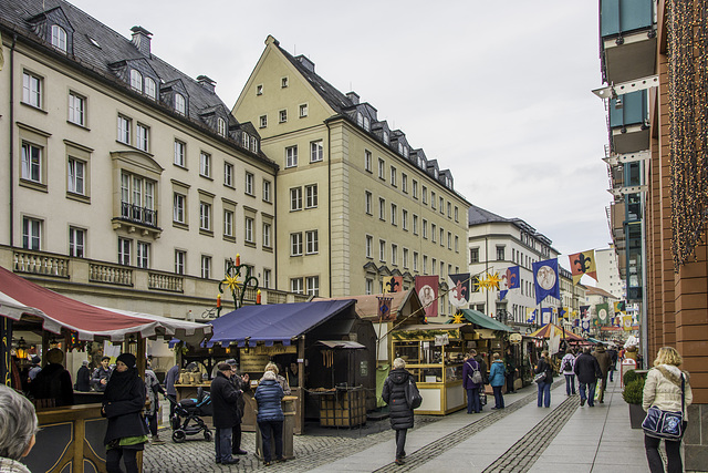 Mittelalterliche Stände in der Inneren Klostergasse