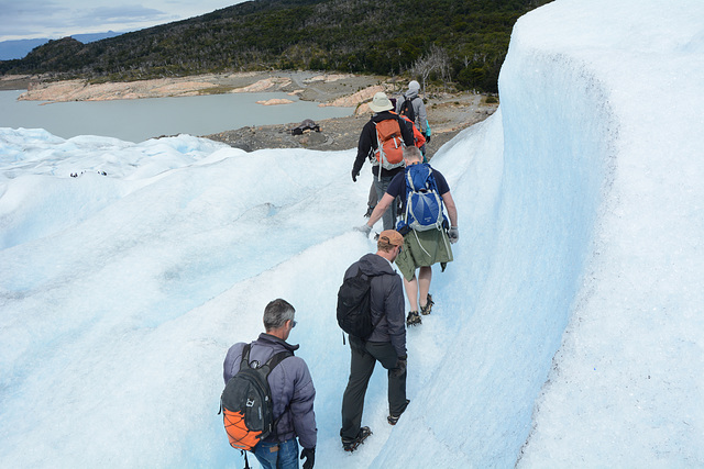 Argentina, Descent down the Glacier of Perito Moreno