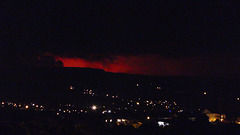 La Ravine-des-Cabris (974) Ile de la Réunion. 2 avril 2020. Eruption du Piton de la Fournaise.