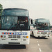 Ambassador Travel 113 (G609 MVG) and Yorkshire Traction 75 (OHE 50) in Newmarket – 8 Jul 1995 (275-30)