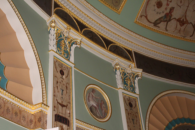 Detail of Saloon, Heaton Hall, Greater Manchester