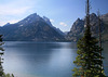 Grand Teton Peak from Jenny Lake,Grand Teton National Park,Wyoming,USA 14th September 2011