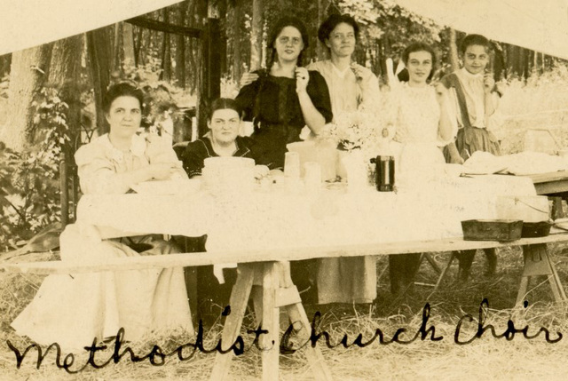 The Methodist Church Choir Camp, 1908—Women and Girls