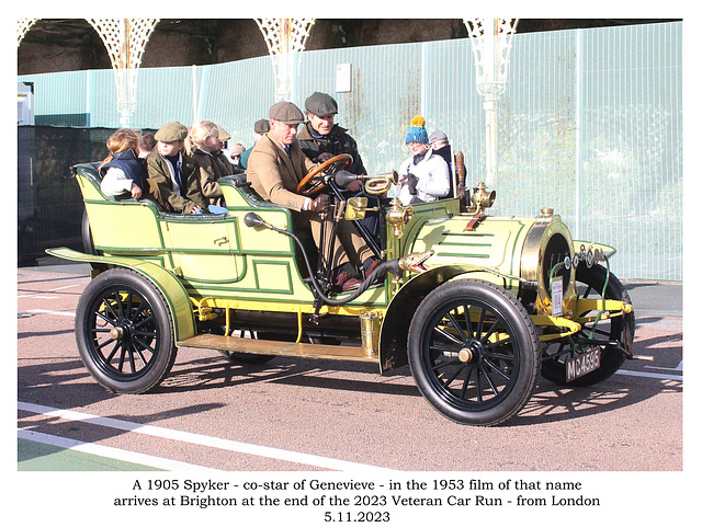 1905 Spyker - Brighton - Veteran Car Run - 5 11 2023