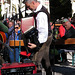 An accordion player in an inn near Garmisch-Partenkirchen.