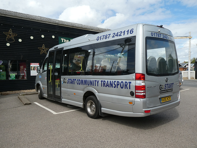 Go Start Community Transport RA66 WCK at Stonham Barms - 13 Aug 2023 (P1150984)