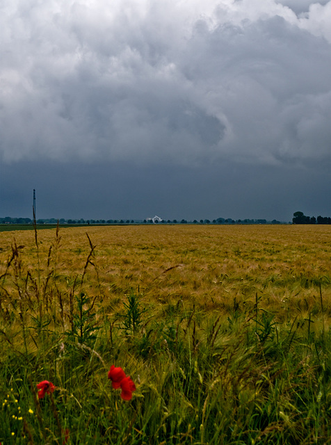 just before the storm