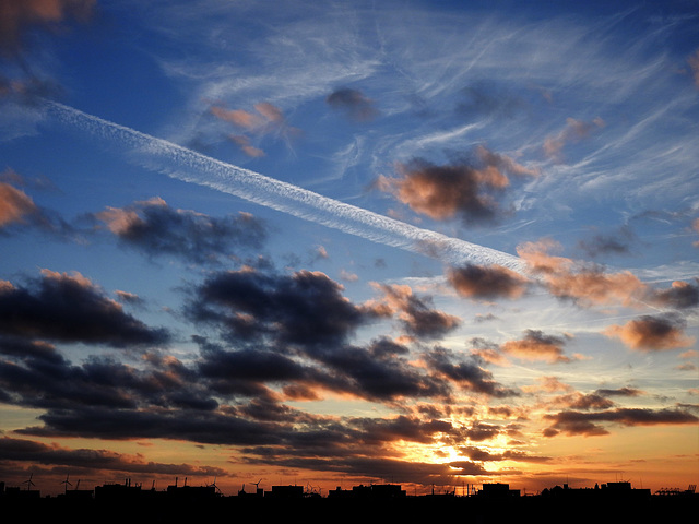 Himmel über Hamburg