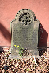 Memorial to William Bunn, "A Christian Miner", St Thomas & St Luke's Church, Dudley, West Midlands