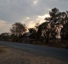 Campagne du Laos au milieu de nulle part