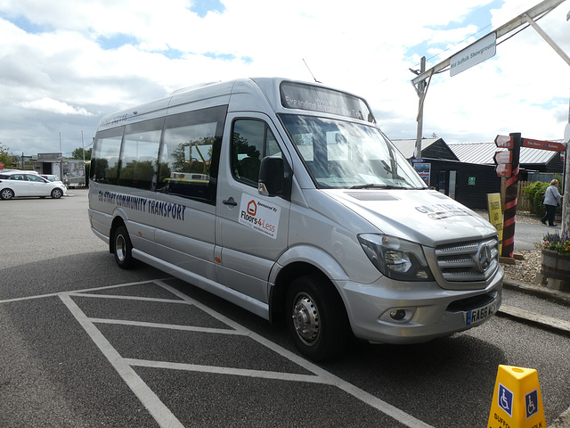 Go Start Community Transport RA66 WCK at Stonham Barms - 13 Aug 2023 (P1150986)