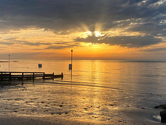 Sunset at Colwell bay