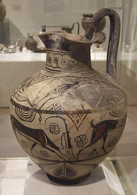 Rhodian Terracotta Oinochoe in the Metropolitan Museum of Art, May 2011