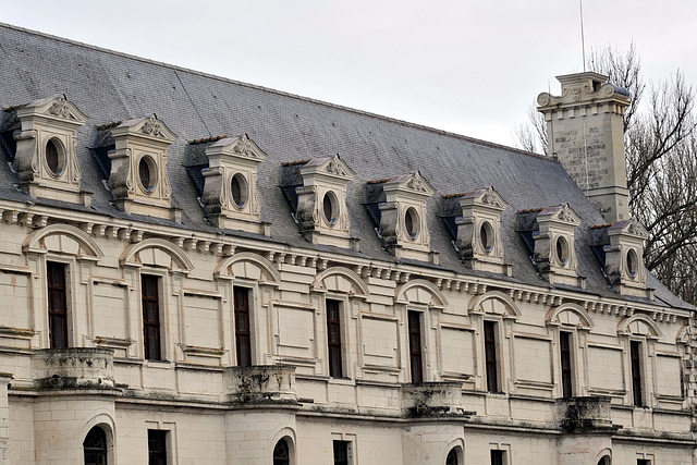 Toitures du Château de Chenonceau - Indre-et-Loire