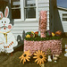 Easter Bunny and Basket Yard Art, Saginaw, Michigan, 1986