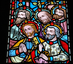 Stained Glass, Leigh Church, Staffordshire