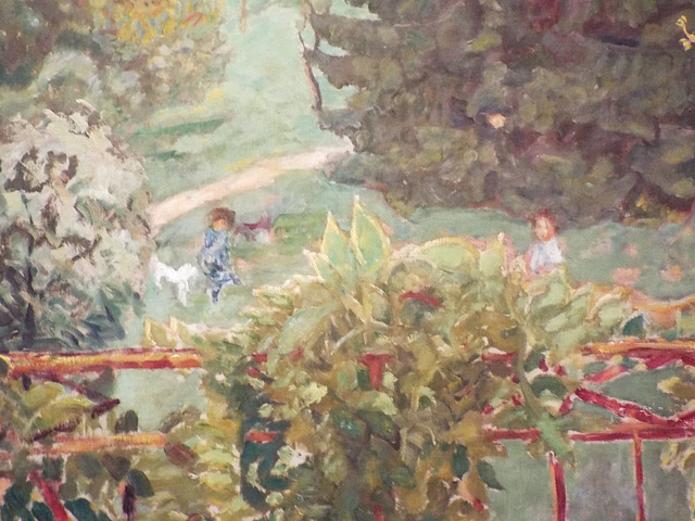 Detail of From the Balcony by Bonnard in the Metropolitan Museum of Art, July 2018