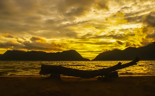 Sunset at Lake Maninjau/Sumatra