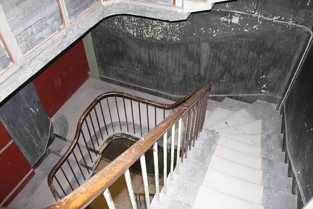 Service stair, Heaton Hall, Greater Manchester