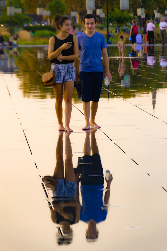 Pareja joven y feliz