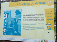 Panneau explicatif du moulin du marché