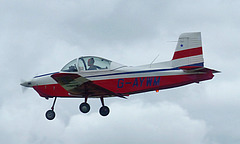 G-AYWM approaching Gloucestershire Airport - 20 August 2021